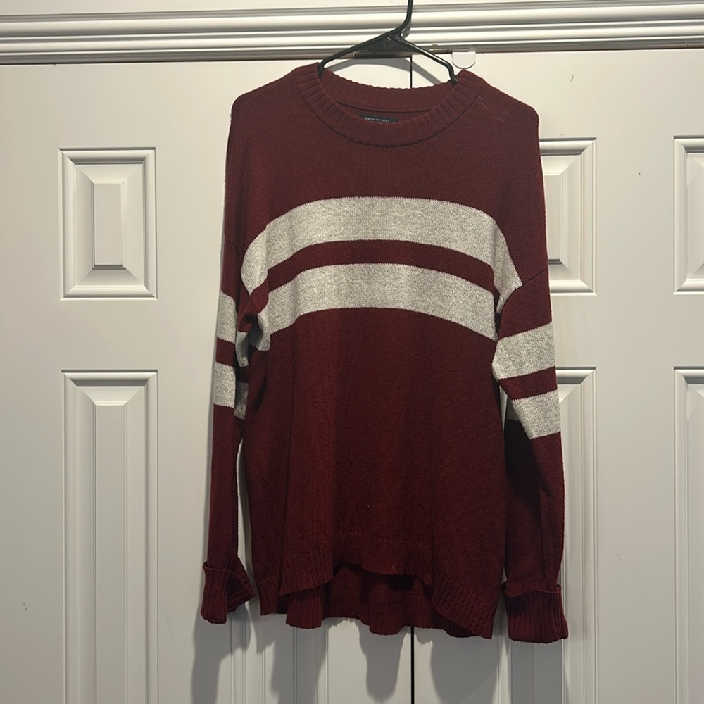 Oversized maroon sweater from American Eagle